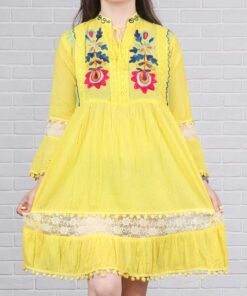 پیراهن منگوله دار