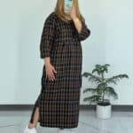 پیراهن مانتویی کشمیری