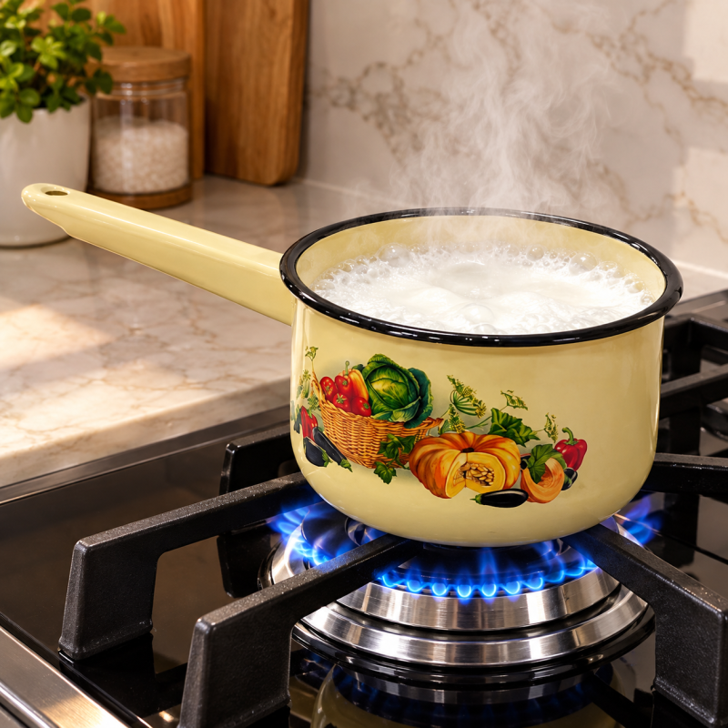 شیرجوش 1.5 لیتری لعابی روس کدو 6811