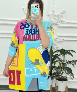 تیشرت لانگ خارجی