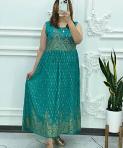 ساحلی سارافون طلاکوب هندی