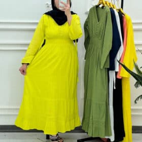 ساحلی سلن آستین بلند هندی