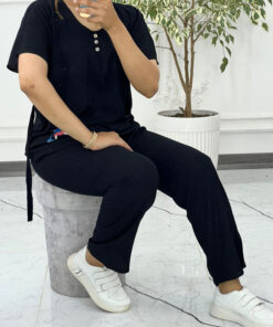 ست بلوز شلوار نخی