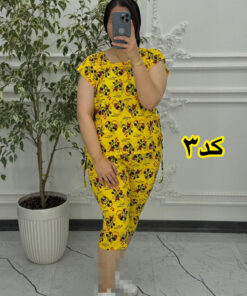 تاپ شلوارک نخی