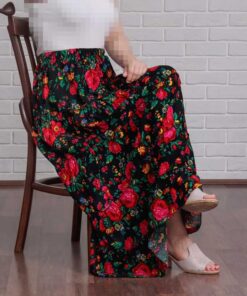 دامن طبقه ای گلدار