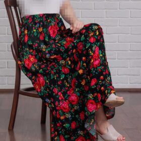 دامن طبقه ای گلدار