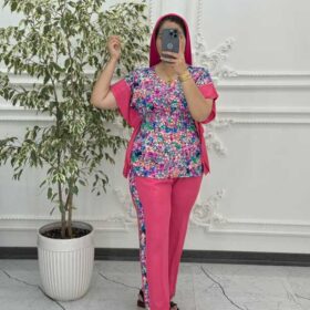 بلوز شلوار مدل پروانه ای