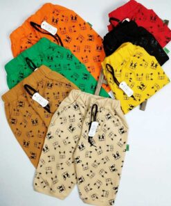 شلوارک بچگانه طرح دار اسپرت