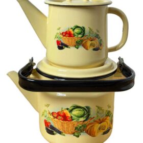 قوری کتری لعابی روس