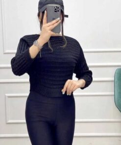 کراپ بافت آستین بلند