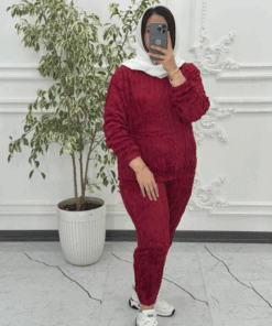 ست بلوز شلوار تدی برجسته