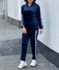 ست هودی شلوار اسپرت مخمل کوبیده