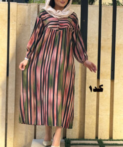 پیراهن مادربزرگی راه راه