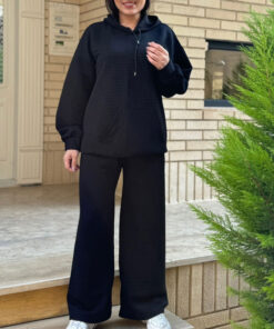 ست هودی شلوار فیتیله