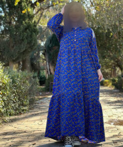 پیراهن پفکی یقه دکمه دار