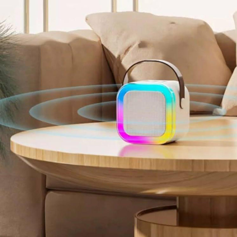 اسپیکر بلوتوث دومیکروفون بیسیم 6852 - Image 5