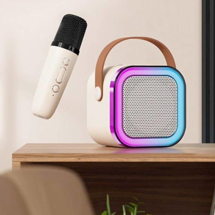 اسپیکر بلوتوث دومیکروفون بیسیم 6852 - Image 10