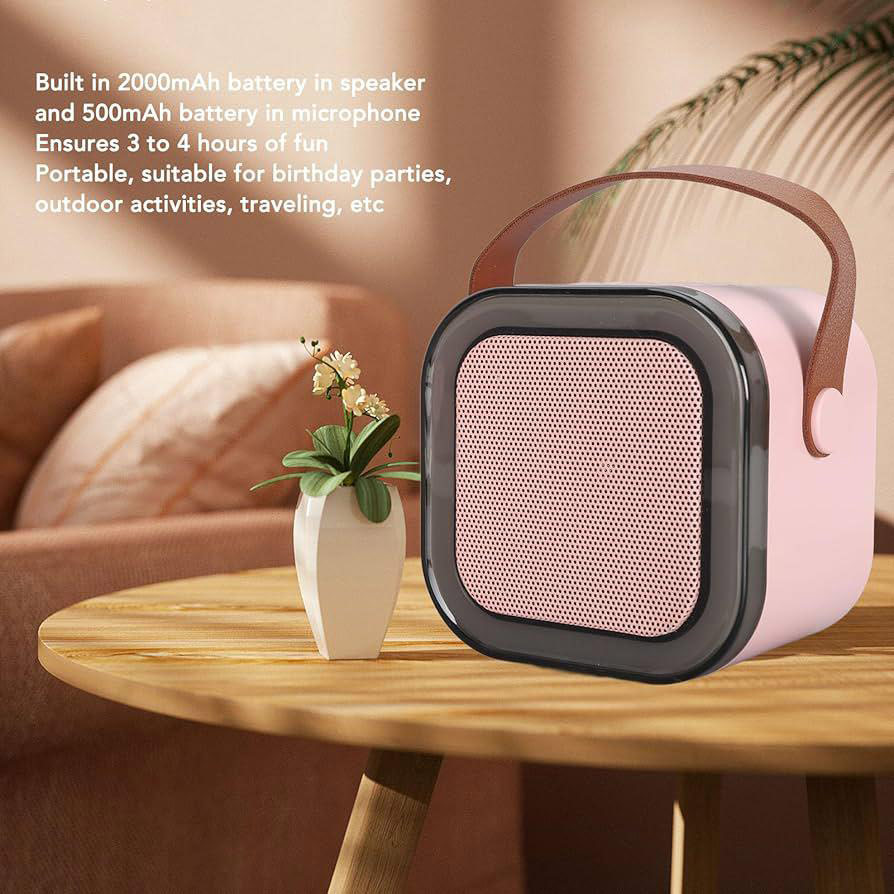 اسپیکر بلوتوث دومیکروفون بیسیم 6852 - Image 4