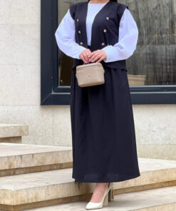 ست سه تیکه جلیقه دامن