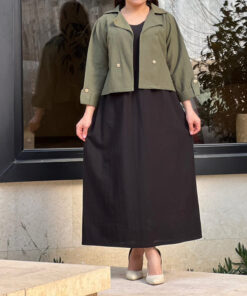 کت سارافون یقه انگلیسی