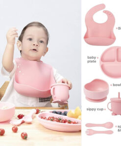 ست سیلیکونی ظرف غذای کودک