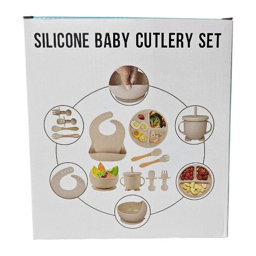 ست سیلیکونی ظرف غذای کودک 6866 - Image 5