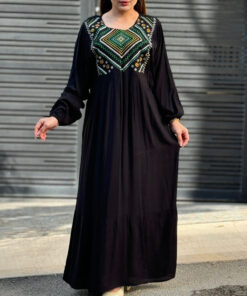 پیراهن نخ آستین کیمونو