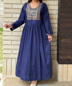 پیراهن ساحلی گلدوزی