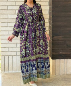 پیراهن ساحلی حاشیه دار فلور دیانا