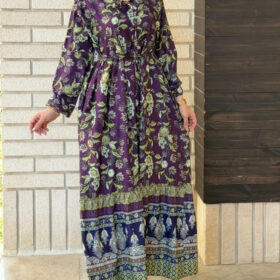 پیراهن ساحلی حاشیه دار فلور دیانا