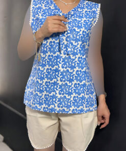 تاپ شلوارک لینن خارجی