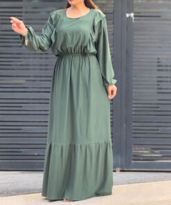 پیراهن مانتویی پرپری