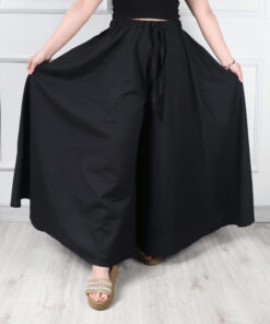 دامن شلواری لینن پلاس سایز