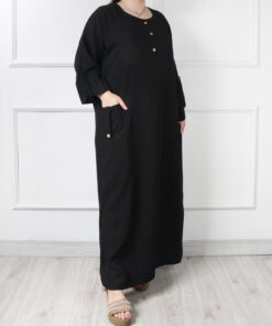 پیراهن مانتویی کوک دوزی