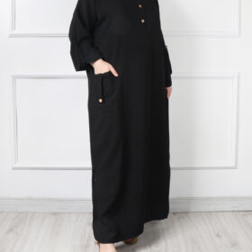 پیراهن مانتویی کوک دوزی