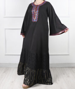 پیراهن سلن آینه کاری هندی