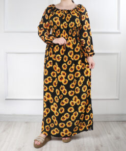 پیراهن ساحلی آفتاب گردان