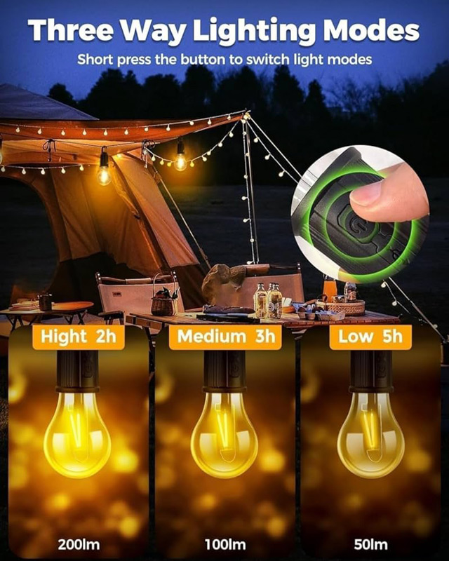 لامپ شارژی ال ای دی 6970 - Image 8