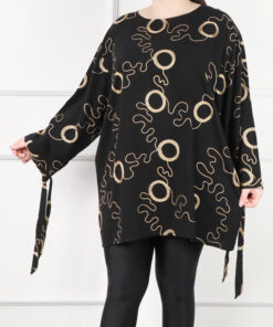 شومیز خامه دوزی آستین گره