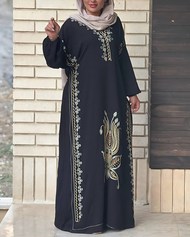 ماکسی ساحلی خارجی خامه دوزی 7014 - Image 2