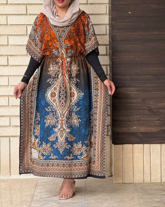 ساحلی پانچ دوبل سیلک هندی 1245 - Image 2