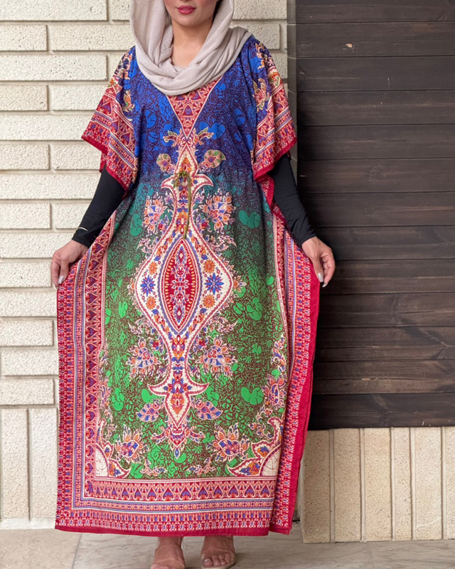 ساحلی پانچ دوبل سیلک هندی 1245 - Image 3