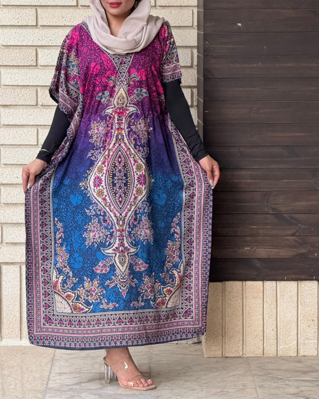 ساحلی پانچ دوبل سیلک هندی