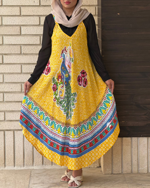 سارافون طرح طاووس 7035 - Image 2