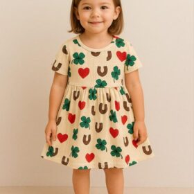 پیراهن دخترانه کبریتی ترک