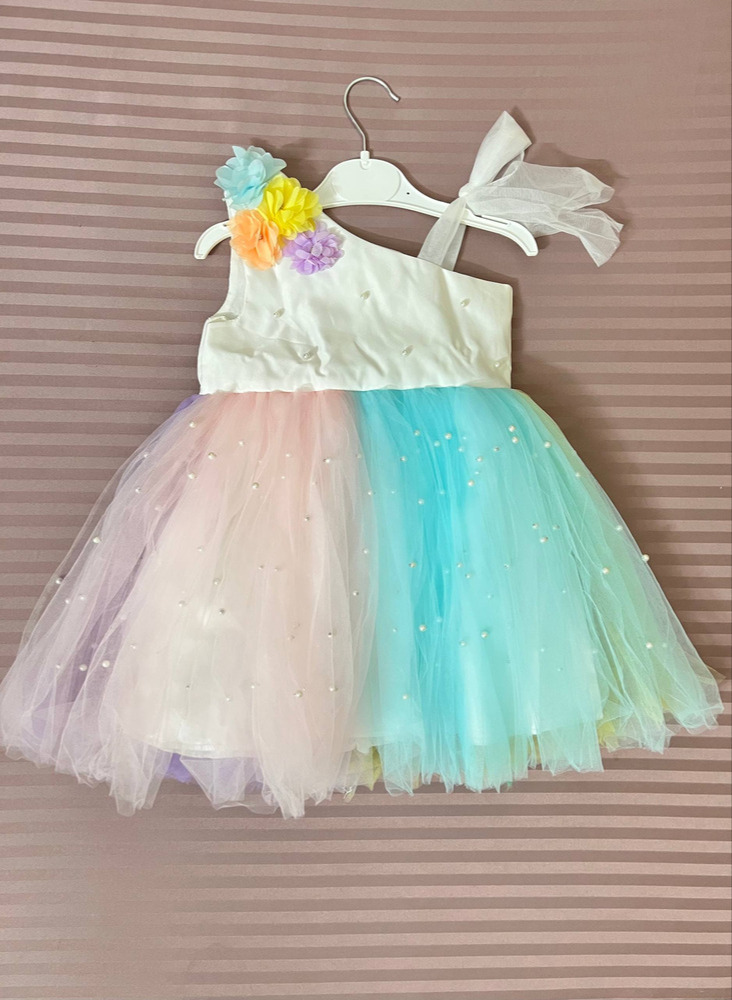 تور مروارید کاری 4 رنگ ترک 7096 - Image 3