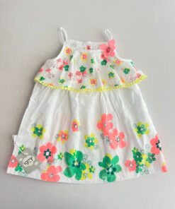 سارافون نخی بچه گانه ترک طرح گل گلی