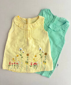 سارافون کتان گلدوزی ترک