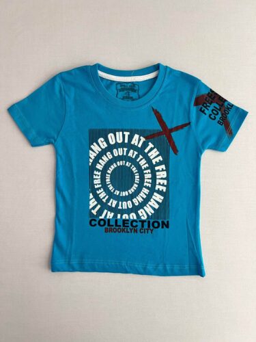 تیشرت پسرانه ترک طرح ضربدر 7154 - Image 3