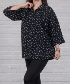 تونیک لینن طرح دار